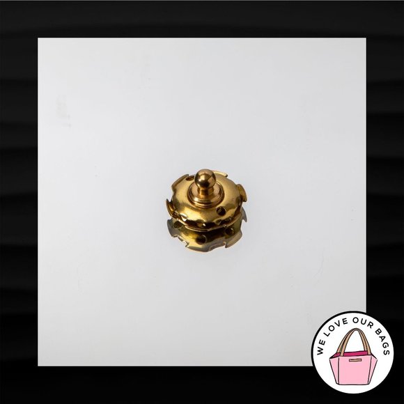 NEW COACH BRASS SNAP PLATE REPLACEMENT HARDWARE - Picture 1 of 2